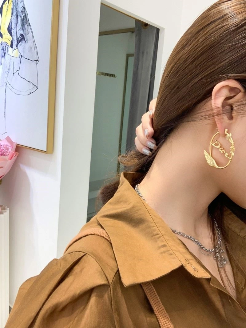 Christian Dior Earrings Stretchable 233448