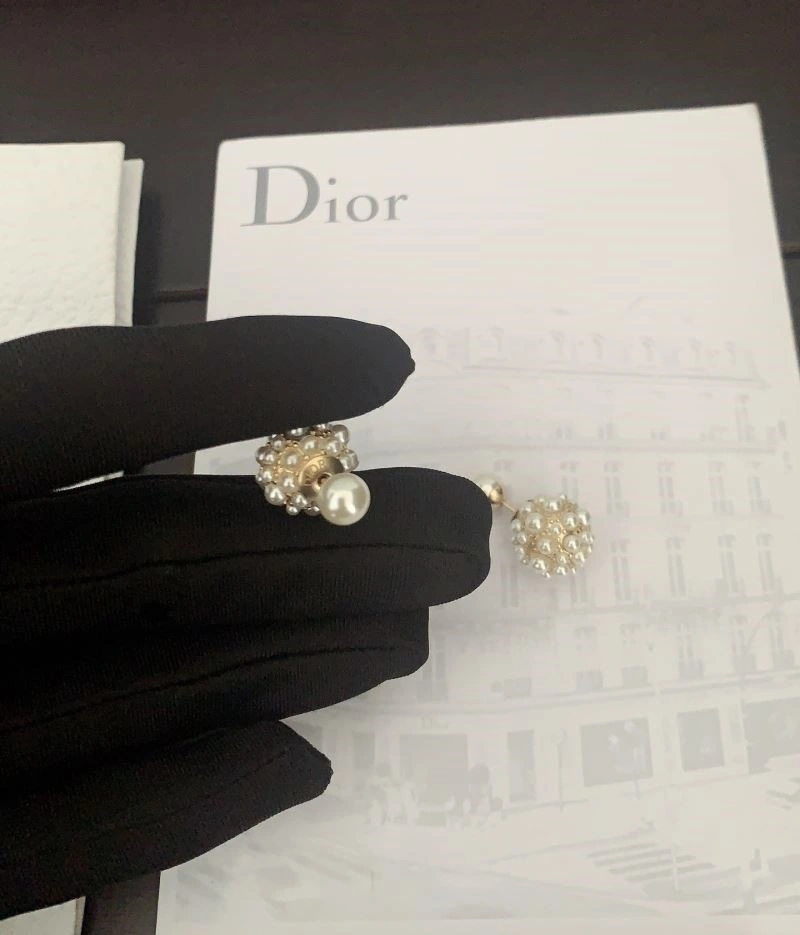 Christian Dior Earrings Colorful 233419