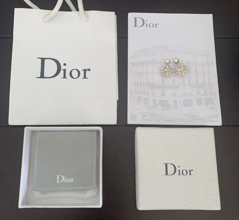 Christian Dior Earrings Colorful 233419