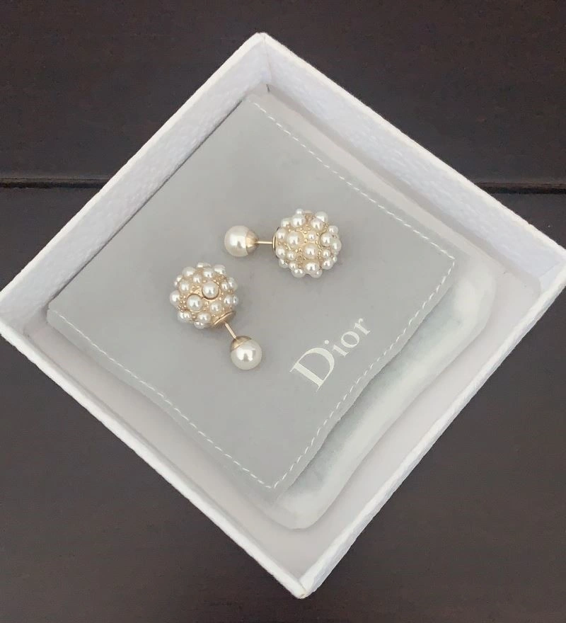 Christian Dior Earrings Colorful 233419