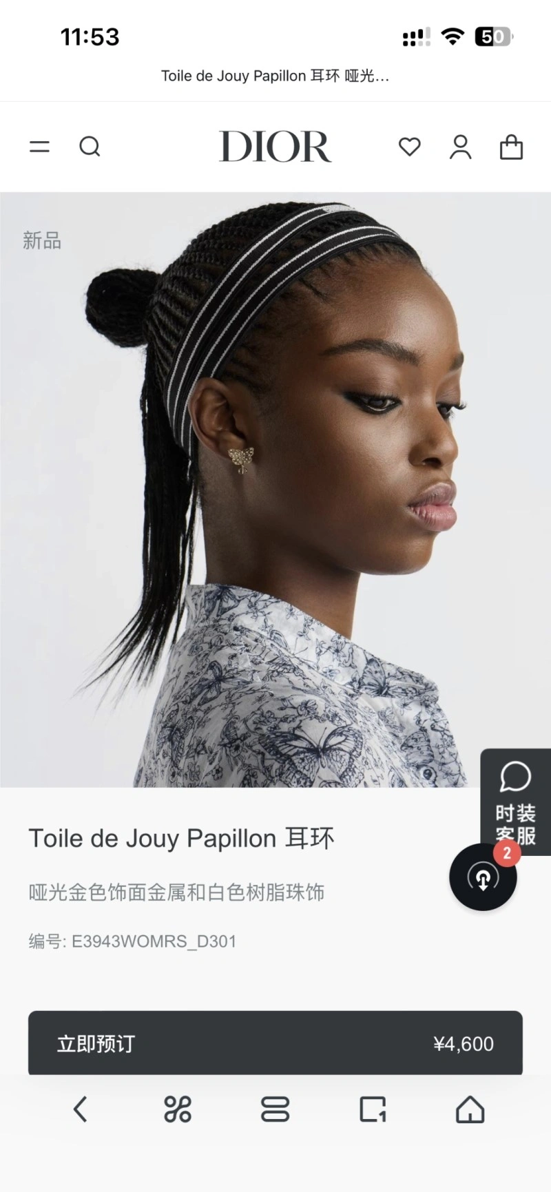 Durable Christian Dior Earrings 232785
