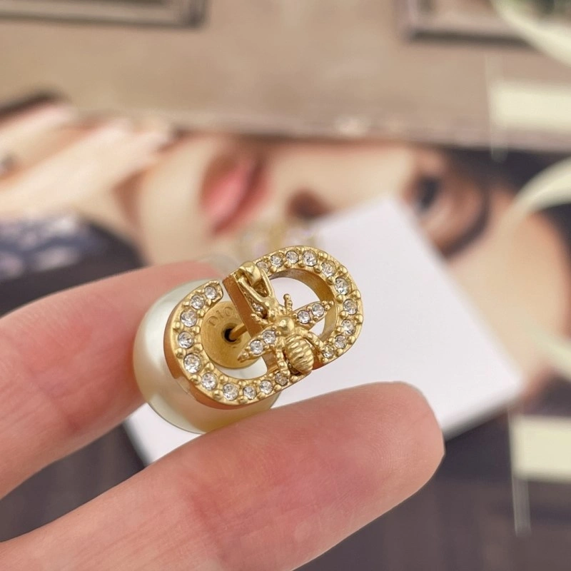 Compact Christian Dior Earrings 232759