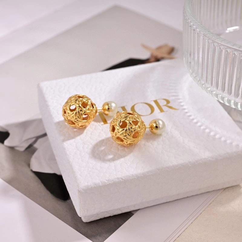 Christian Dior Earrings Colorful 232707