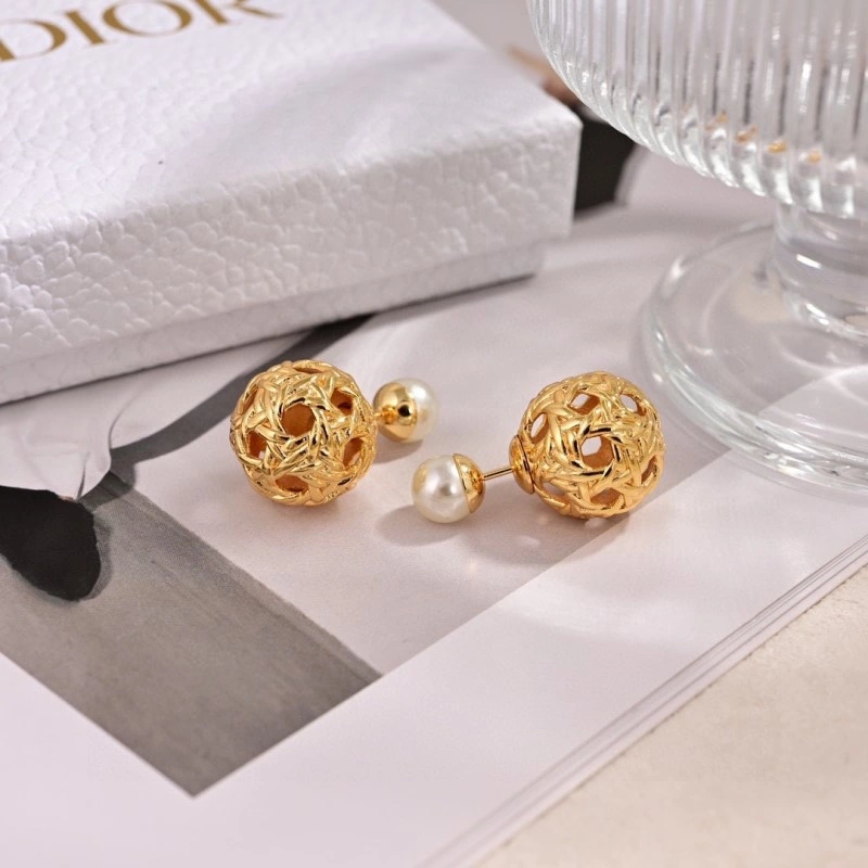 Christian Dior Earrings Colorful 232707