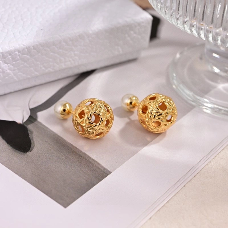 Christian Dior Earrings Colorful 232707