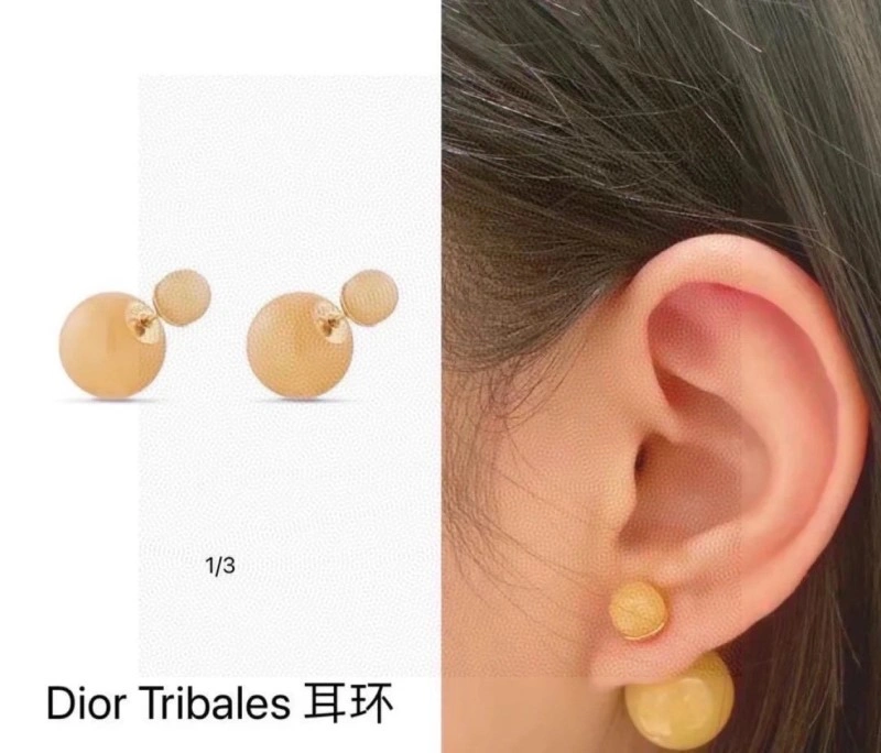 Christian Dior Earrings Sophisticated 232704