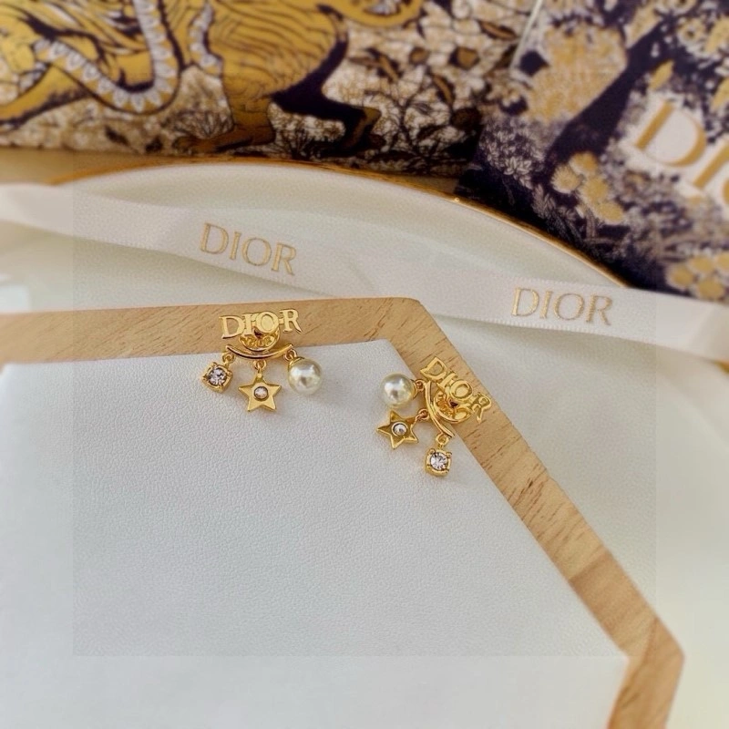 SmoothTexture Christian Dior Earrings 232664