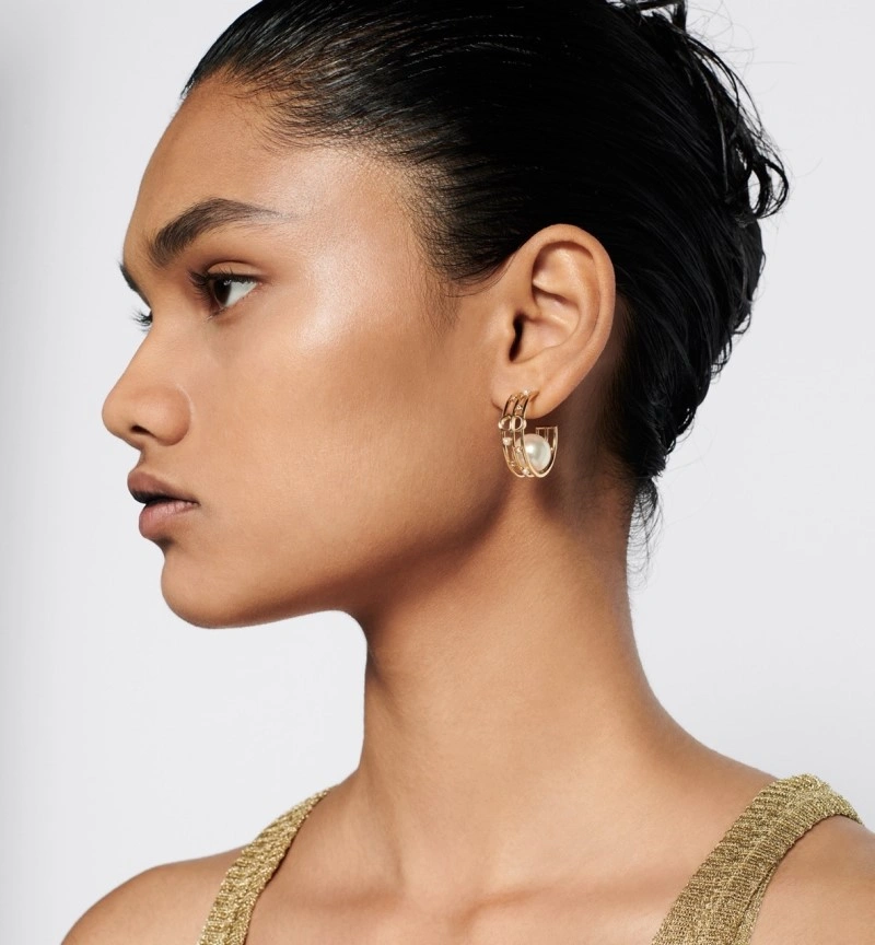 SmoothTexture Christian Dior Earrings 232688