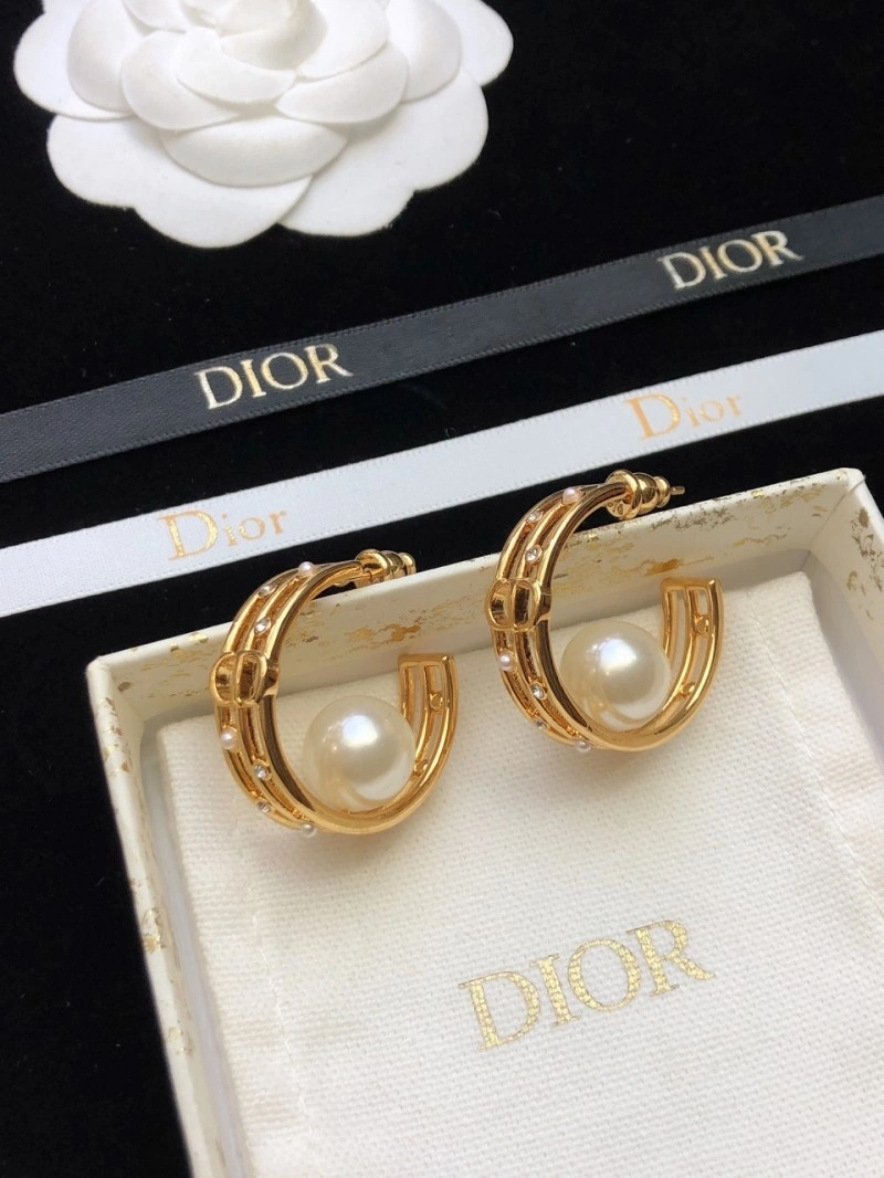SmoothTexture Christian Dior Earrings 232688