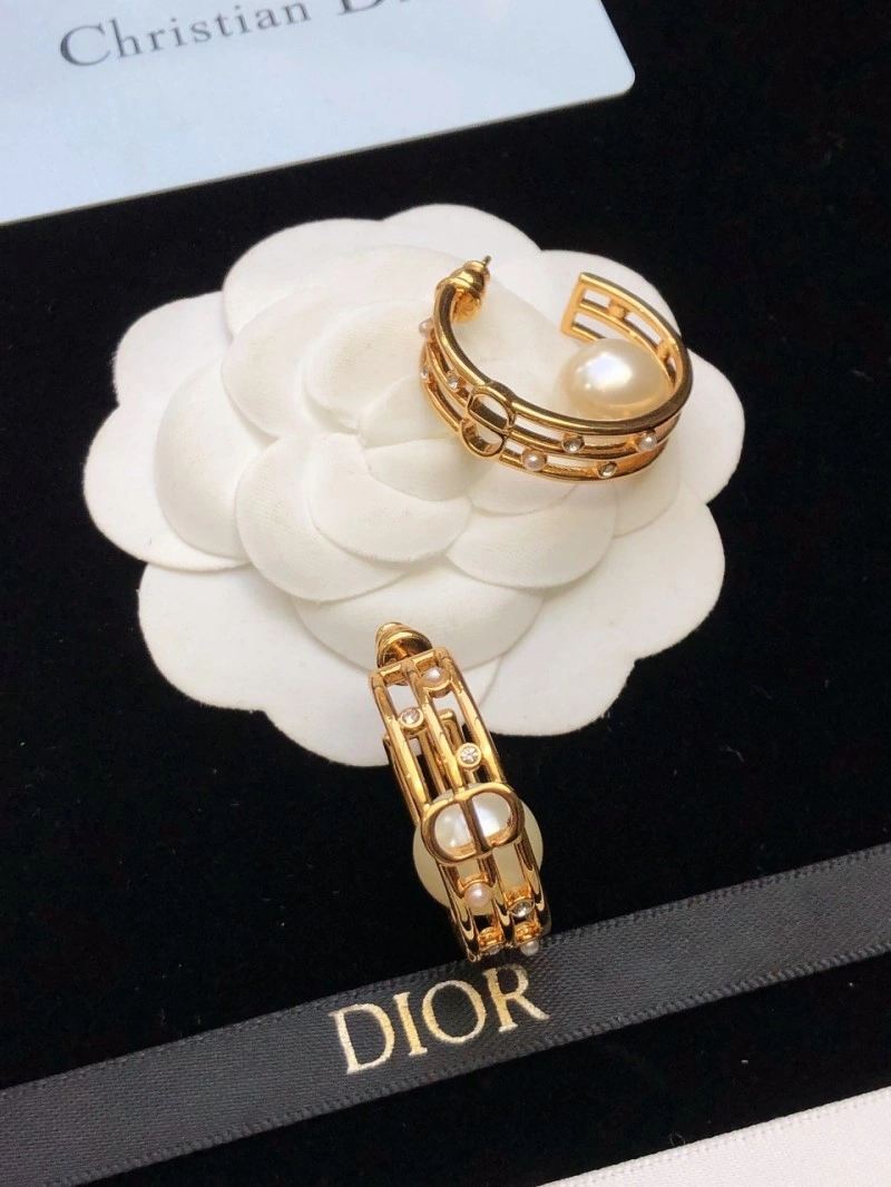 SmoothTexture Christian Dior Earrings 232688