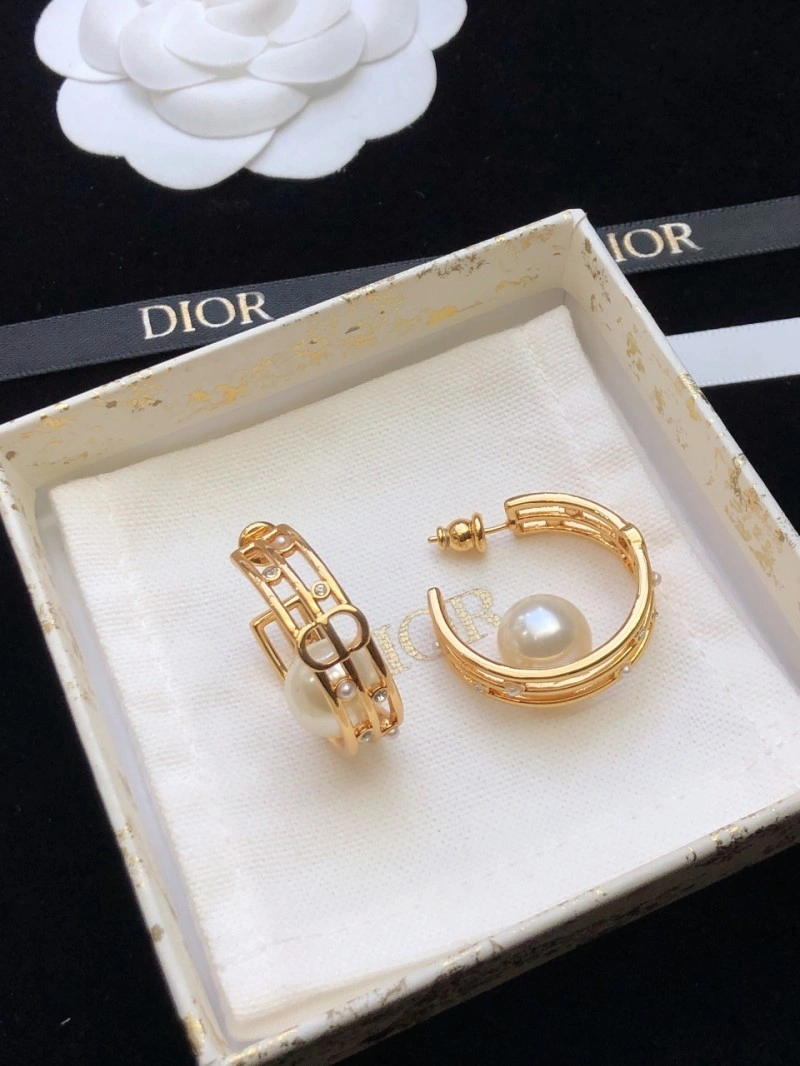 SmoothTexture Christian Dior Earrings 232688