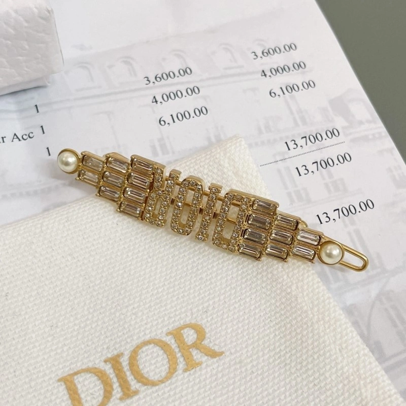 Bright Christian Dior Hairpins 233089