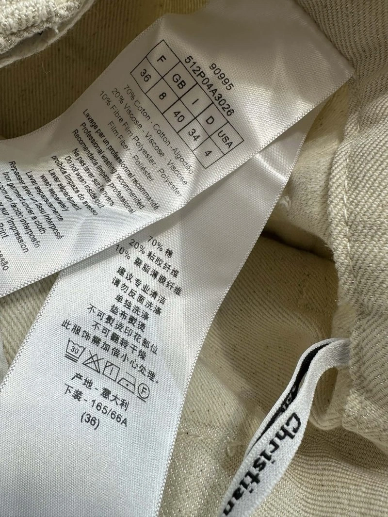 Christian Dior Long Pants Lightweight 112205