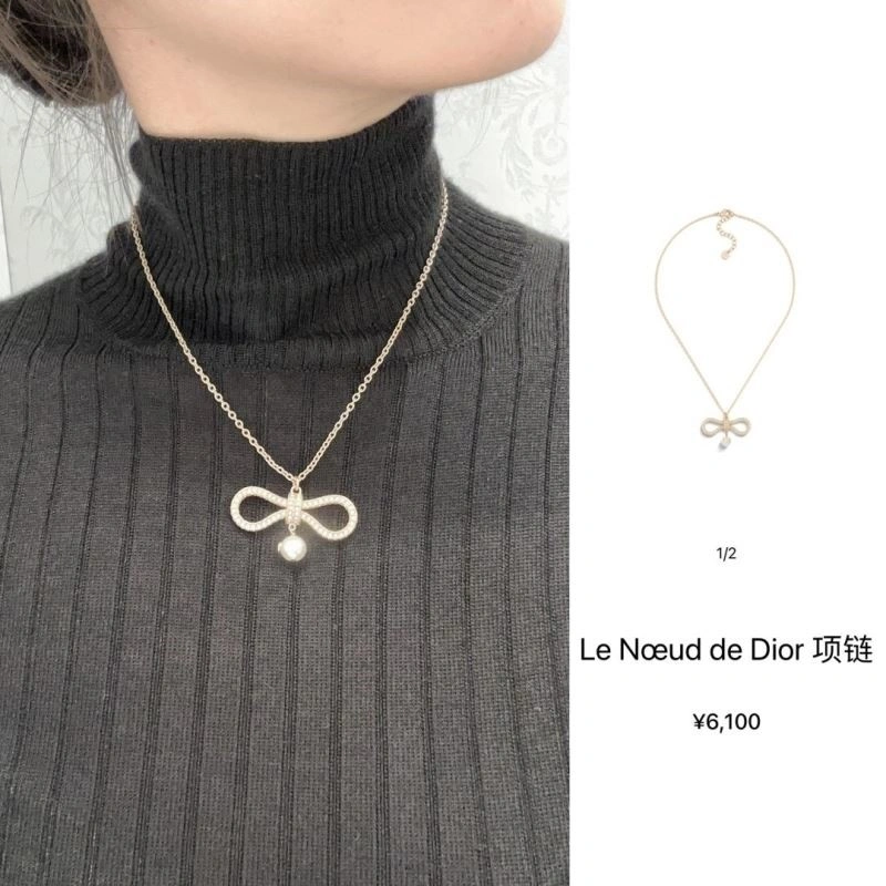 Breathable Christian Dior Necklaces 234066