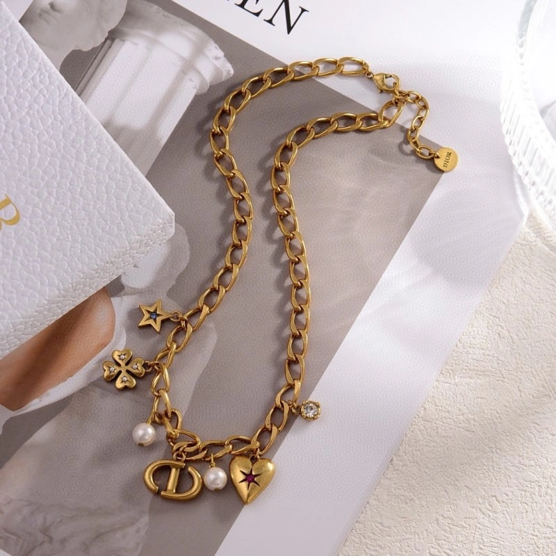 Sleek Christian Dior Necklaces 232968