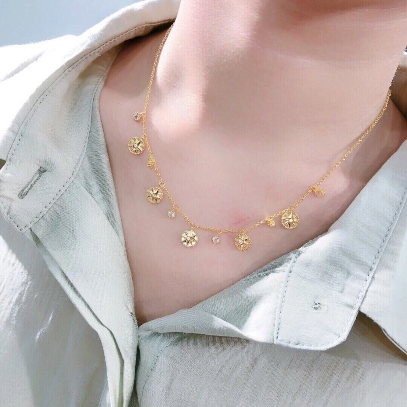 Minimalist Christian Dior Necklaces 232514