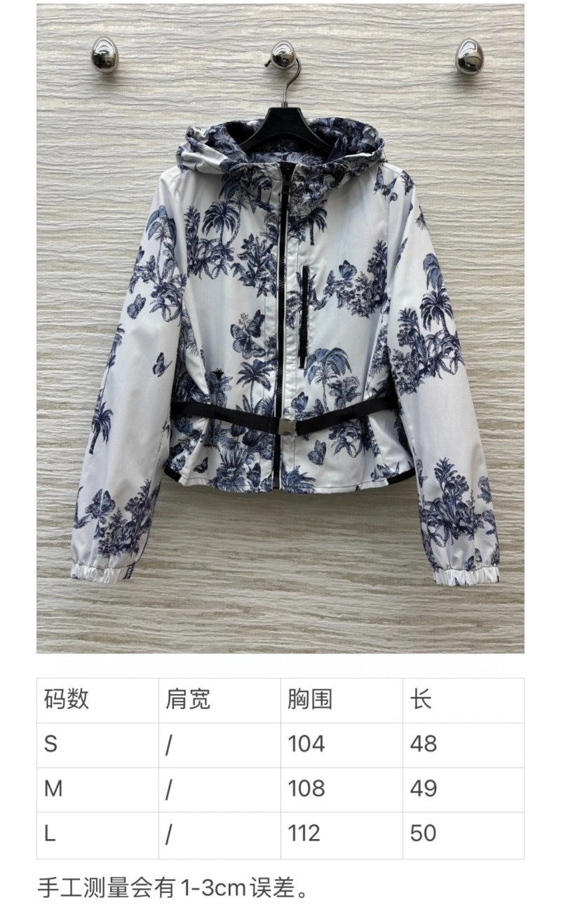 MoistureWicking Christian Dior Outwear 112948