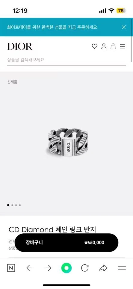 Christian Dior Rings FastDry 235918