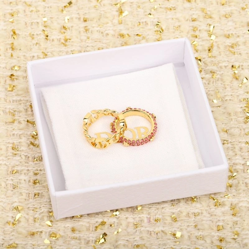 Colorful Christian Dior Rings 235910