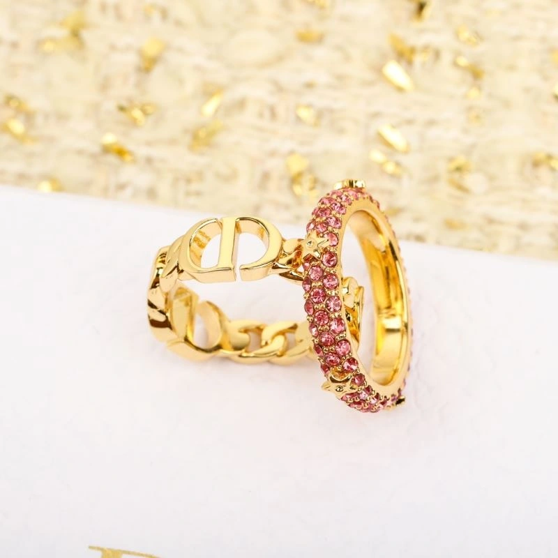 Colorful Christian Dior Rings 235910
