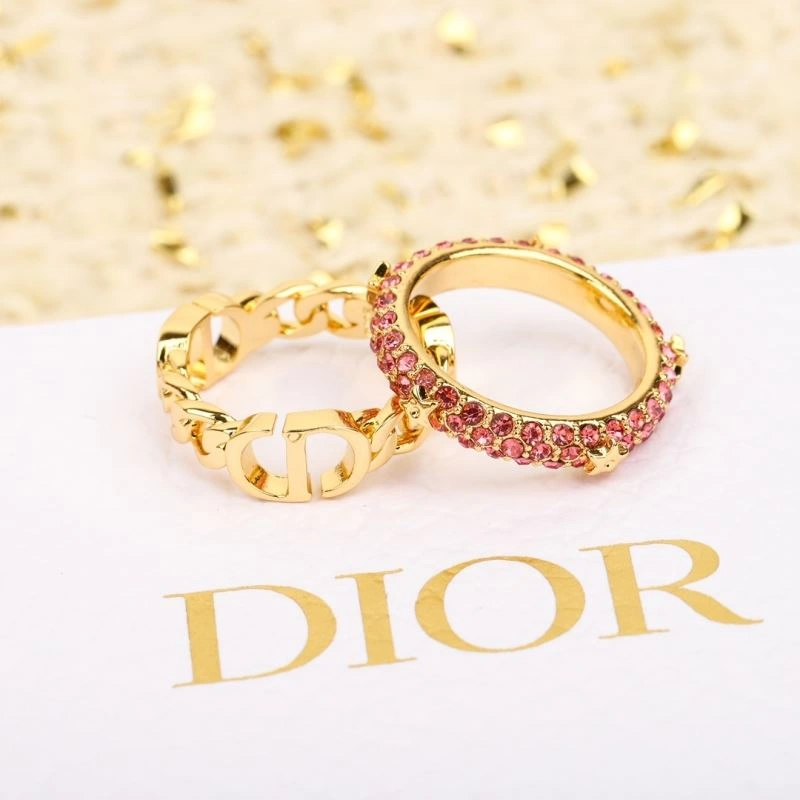 Colorful Christian Dior Rings 235910