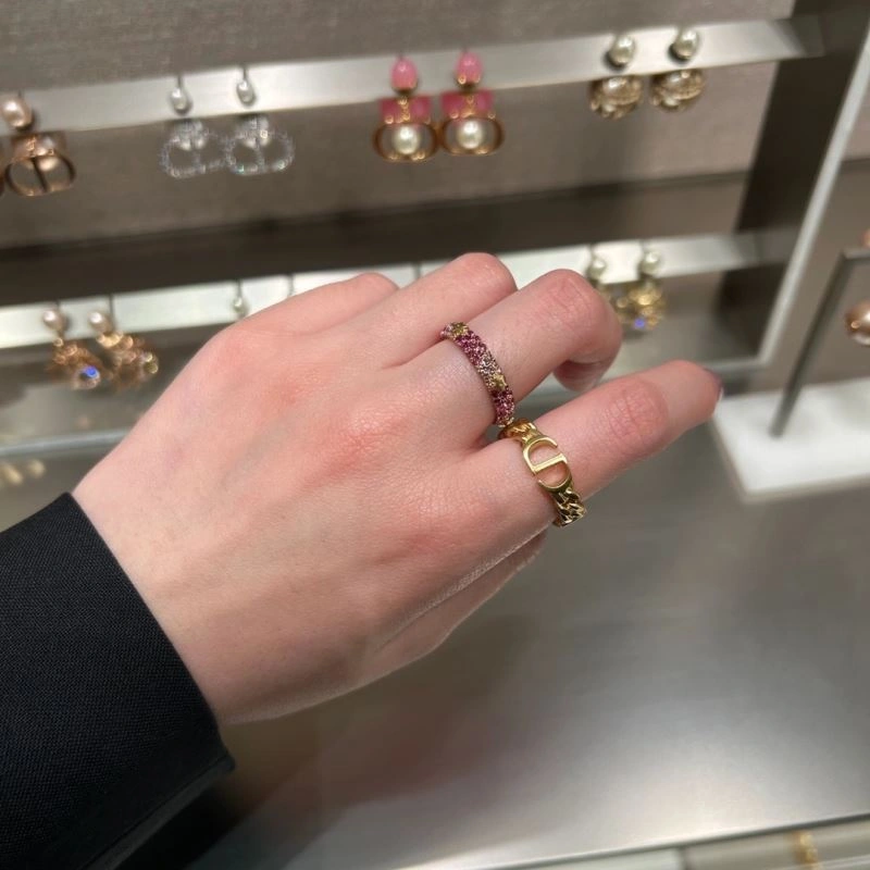 Colorful Christian Dior Rings 235910