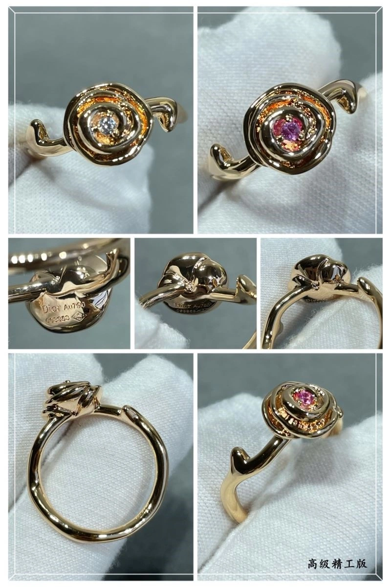 Bold Christian Dior Rings 234055