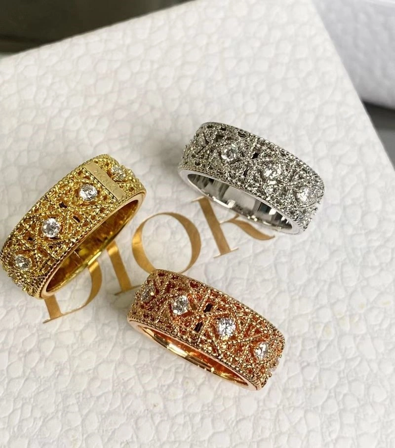 Minimalist Christian Dior Rings 234050