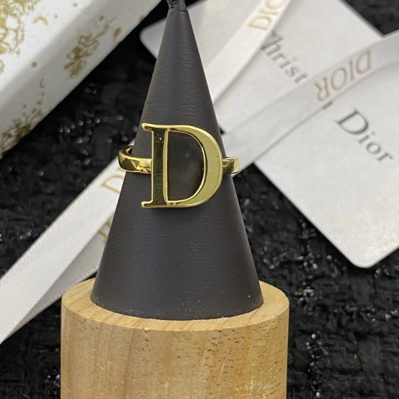 Minimalist Christian Dior Rings 232426