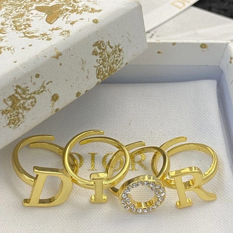 Minimalist Christian Dior Rings 232426