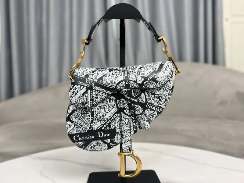 Sustainable Christian Dior Saddle Bags 75689