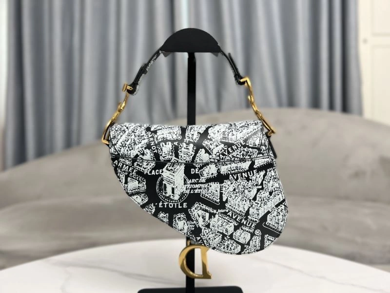 Sustainable Christian Dior Saddle Bags 75689