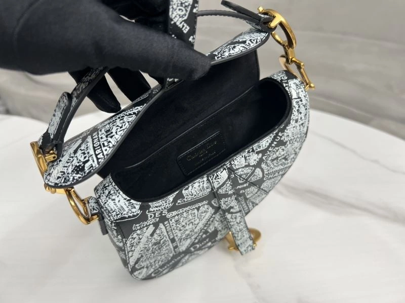 Sustainable Christian Dior Saddle Bags 75689