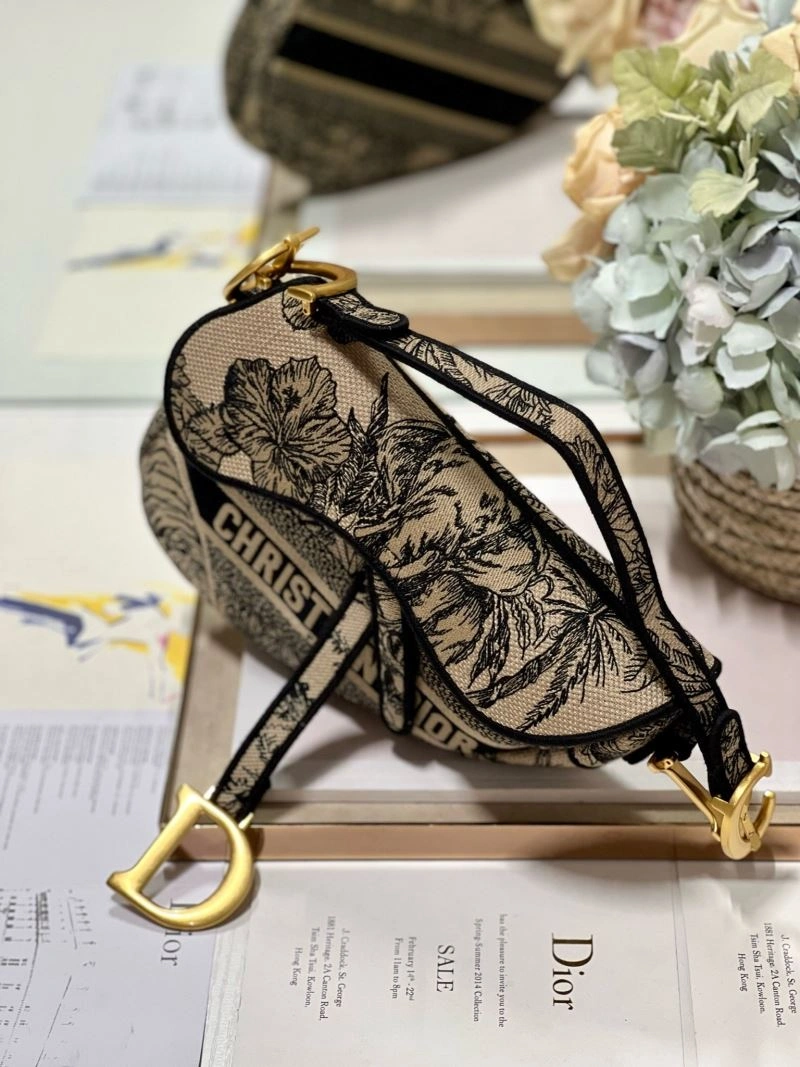 Lightweight Christian Dior Saddle Bags 75680