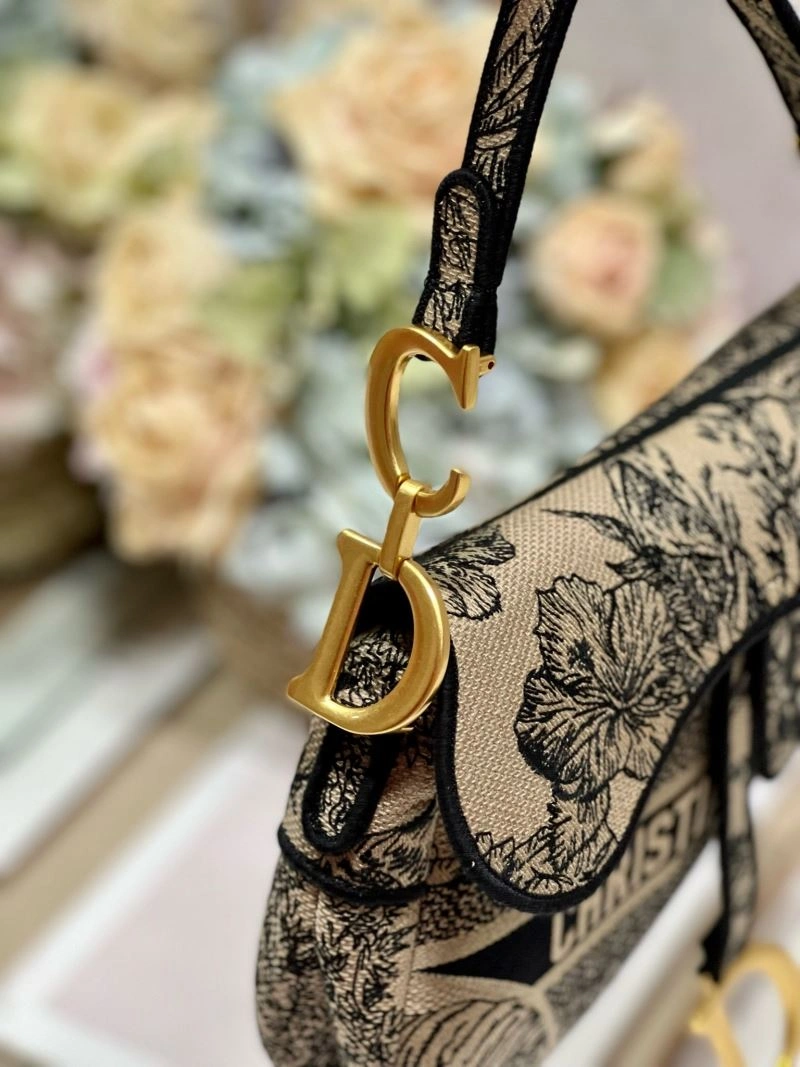 Lightweight Christian Dior Saddle Bags 75680