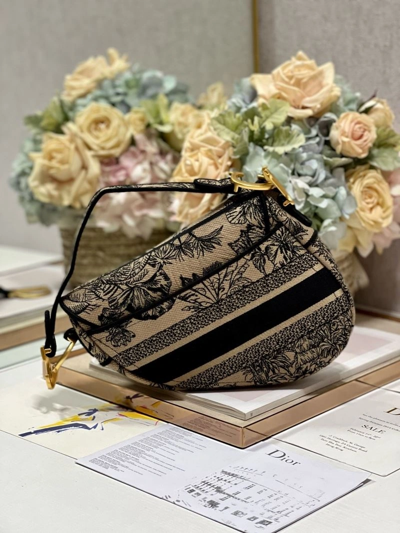Lightweight Christian Dior Saddle Bags 75680