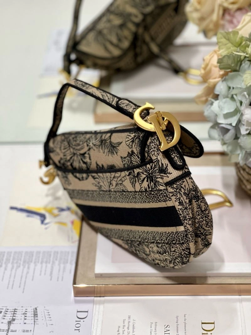Lightweight Christian Dior Saddle Bags 75680