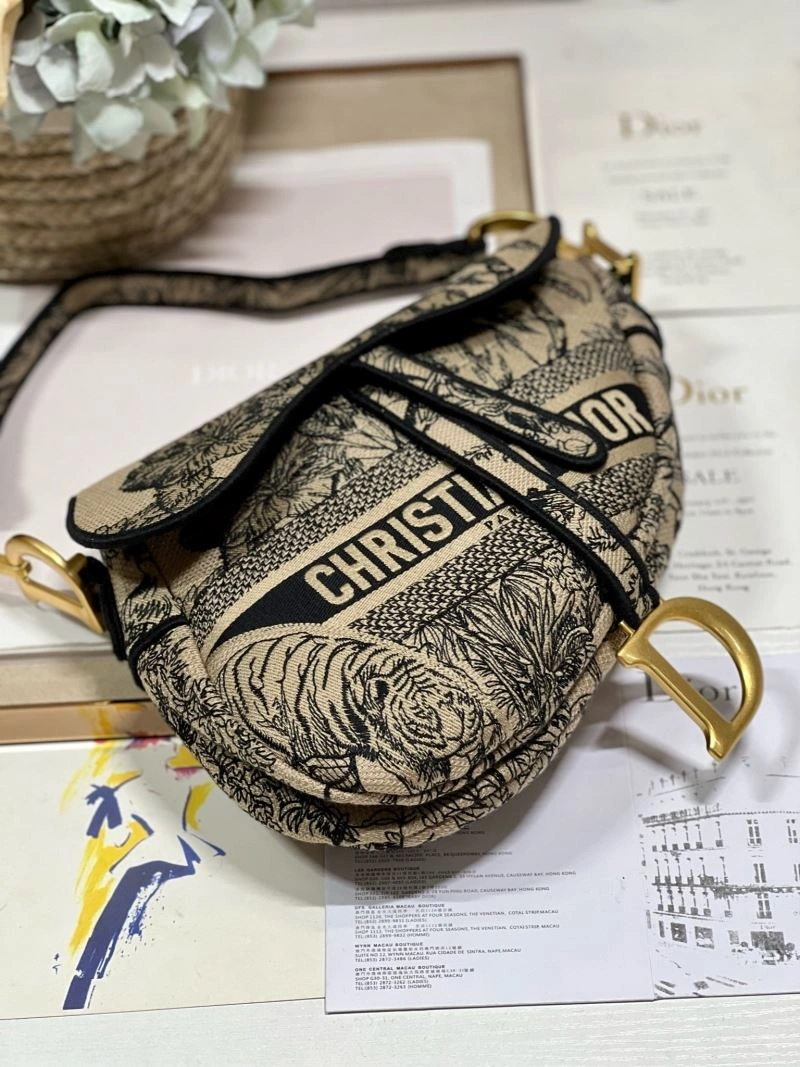 Lightweight Christian Dior Saddle Bags 75680