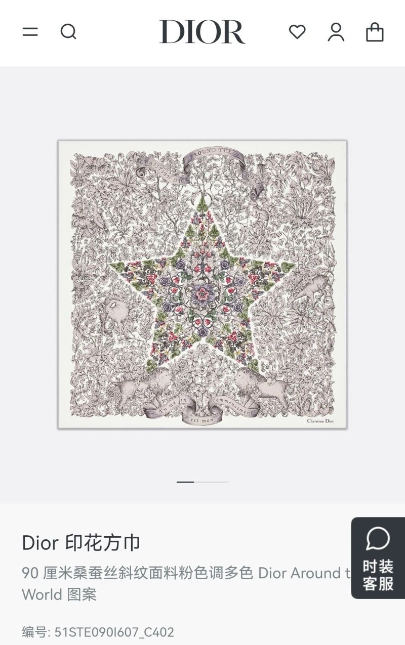 Christian Dior Scarf Effortless 271861