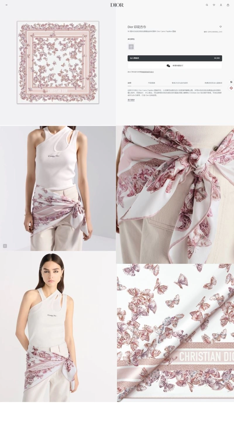 FashionForward Christian Dior Scarf 271831