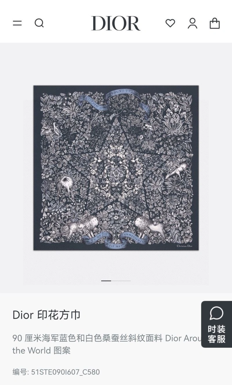 MultiPurpose Christian Dior Scarf 271828