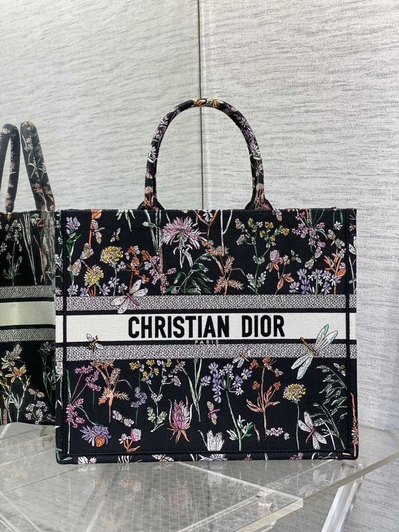 Christian Dior Shopping Bags ZipUp 46889