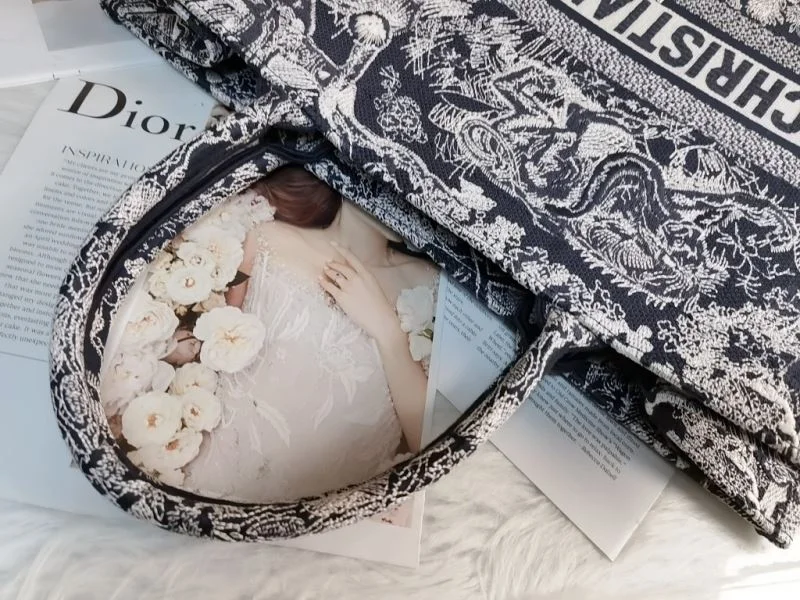 Christian Dior Shopping Bags Colorful 46215