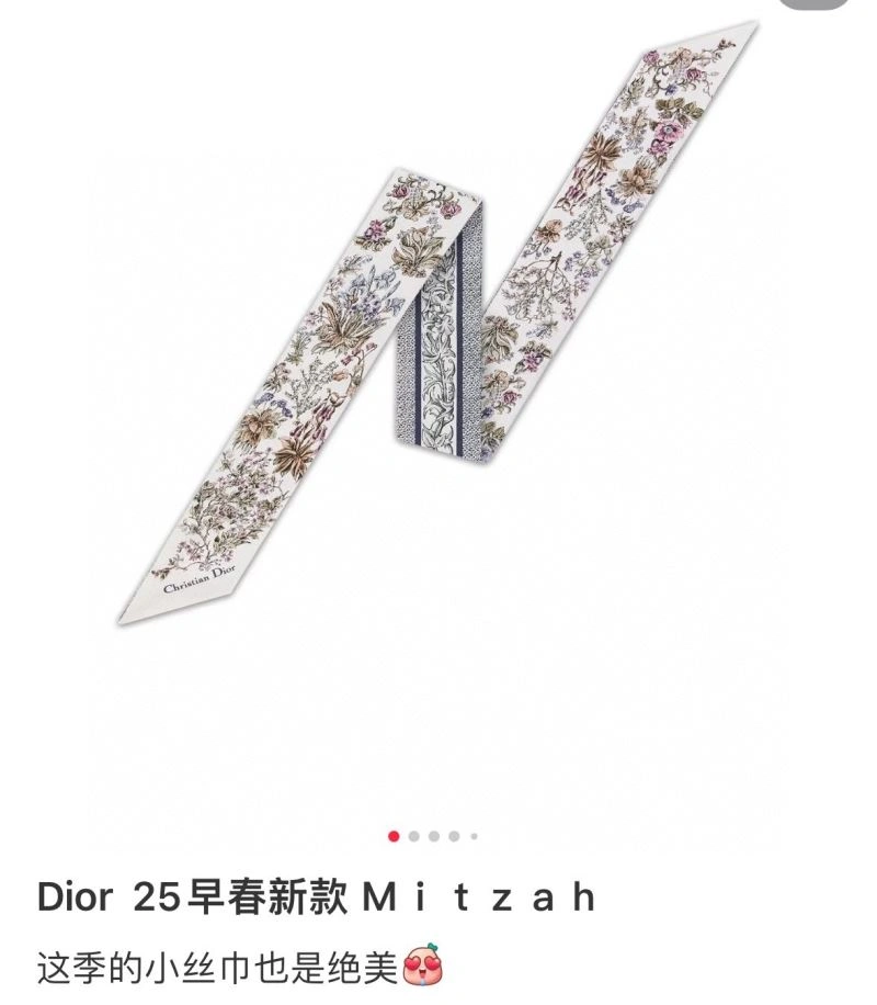 Refined Christian Dior Silk 272973