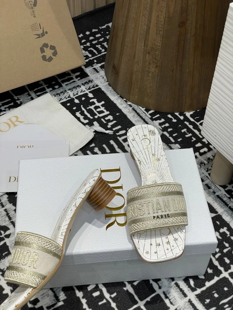 Compact Christian Dior Slippers 21940