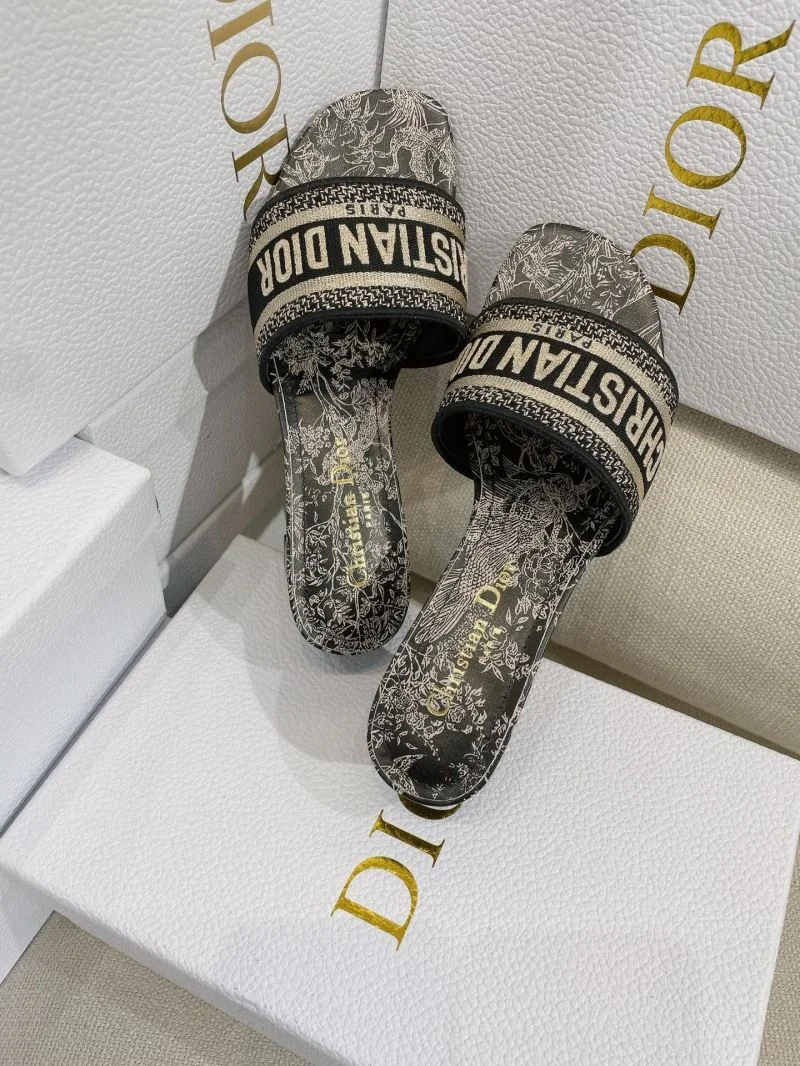 Practical Christian Dior Slippers 21891