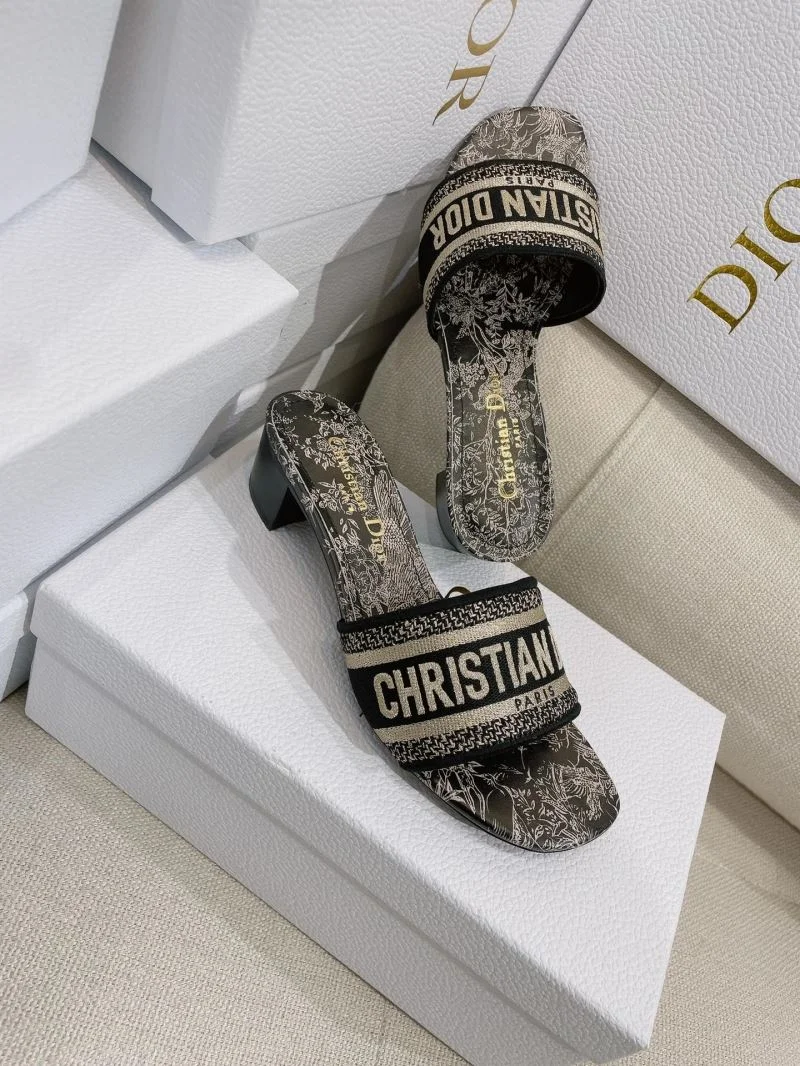 Practical Christian Dior Slippers 21891
