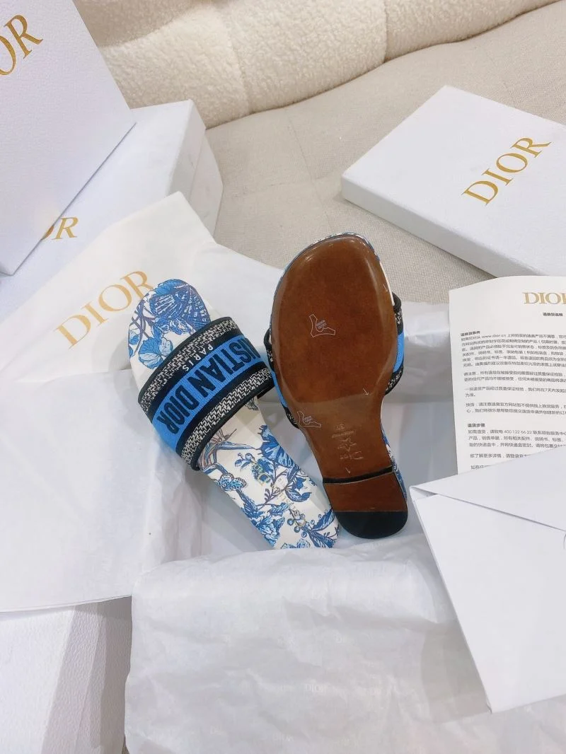 WaterResistant Christian Dior Slippers 21818