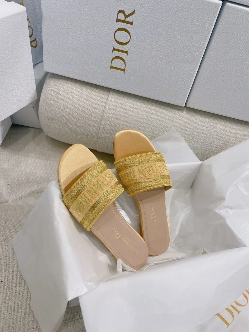 RelaxedFit Christian Dior Slippers 21816