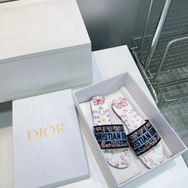 Colorful Christian Dior Slippers 21404